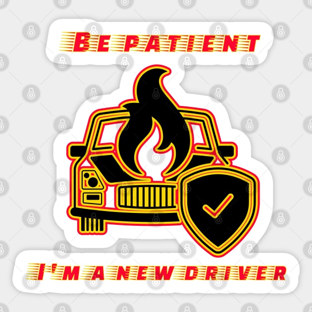 I'm a new driver Sticker by LegnaArt